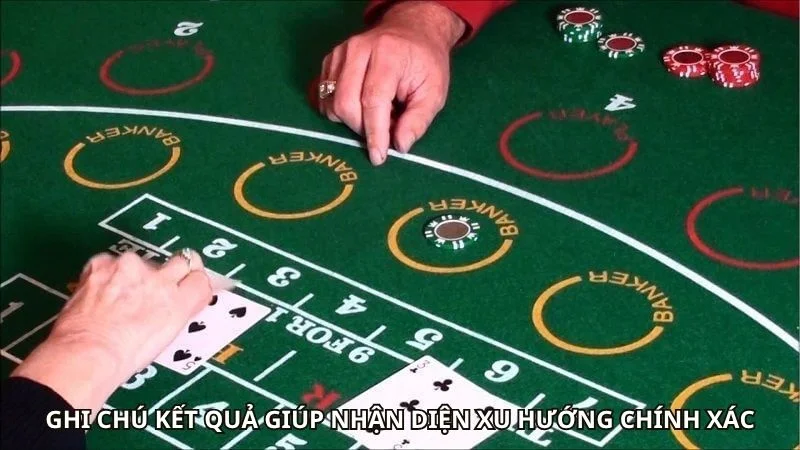 Kinh Nghiệm Chơi Baccarat Để Dự Đoán Chuẩn Xác Hơn 3 Ghi chú kết quả giúp nhận diện xu hướng chính xác